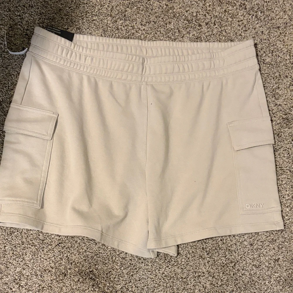 DKNY Women's Beige Cargo Shorts
